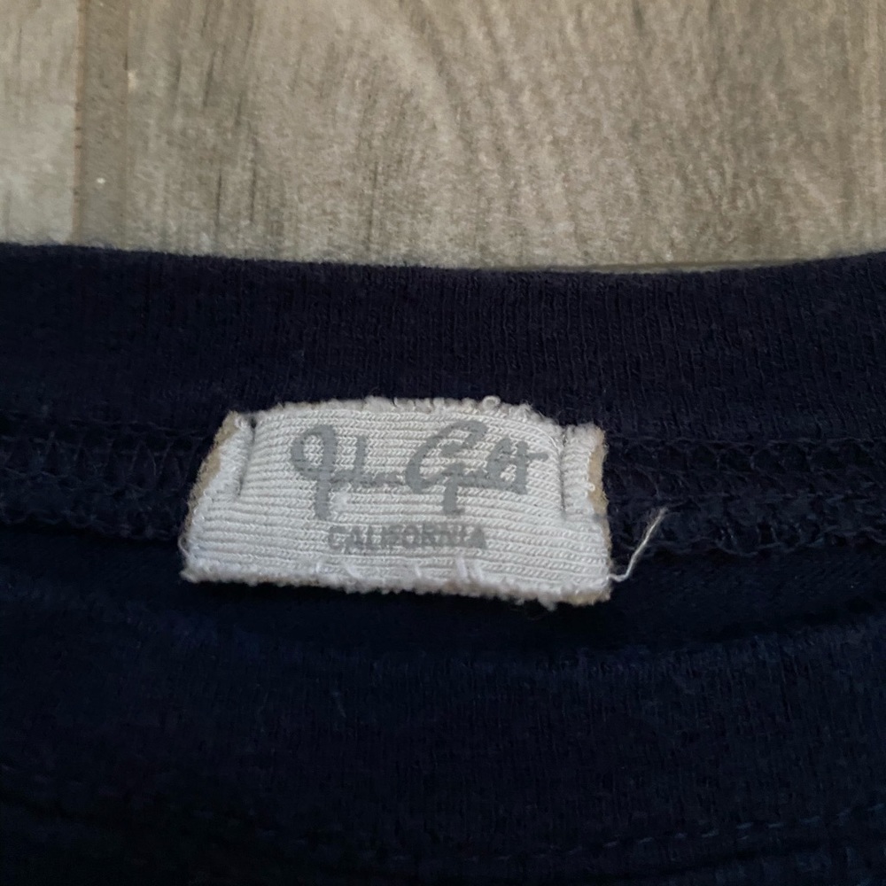 Brandy Melville/John Galt Navy LS Shirt On… - Picture 2 of 3